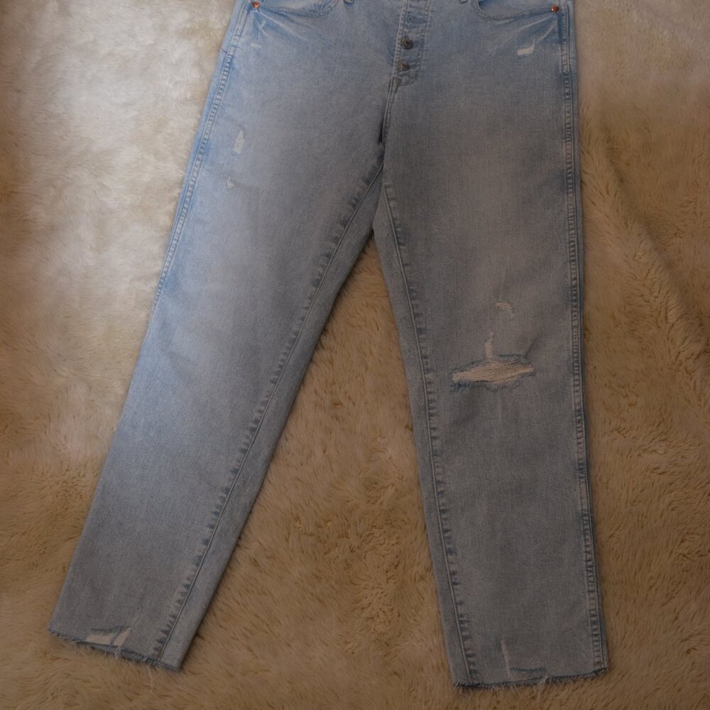 GAP Vintage Slim Distressed Denim Jeans